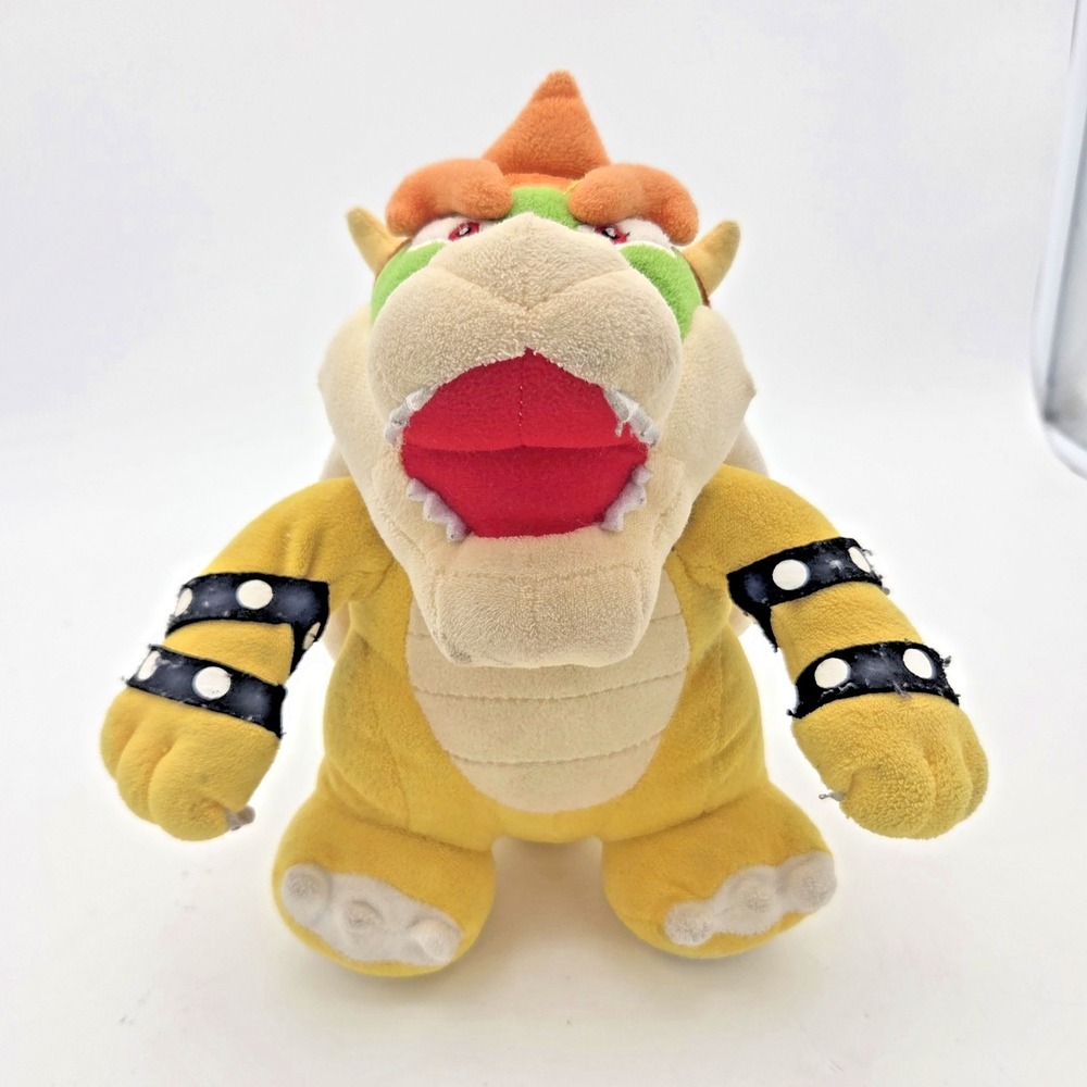 Super Mario Bros Bowser Nintendo Koopa 10" Plush Stuffed Toy Dragon Dinosaur